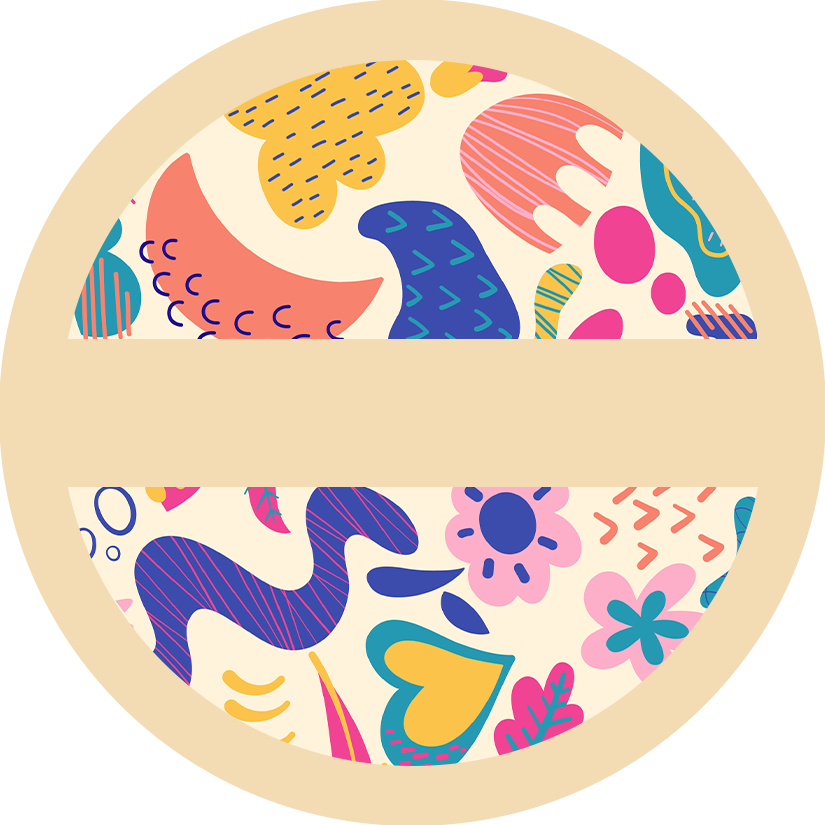 Personalized Pocket Mirror - Abstract