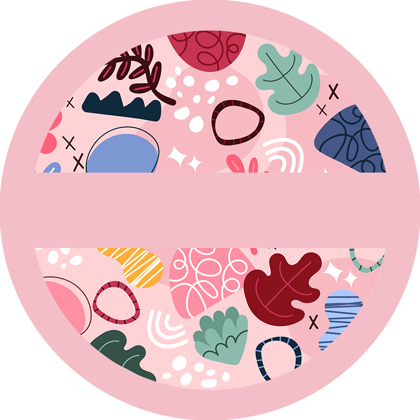 Personalized Pocket Mirror - Abstract