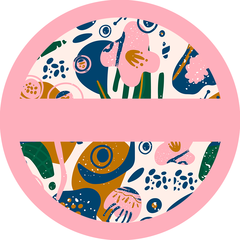Personalized Pocket Mirror - Abstract