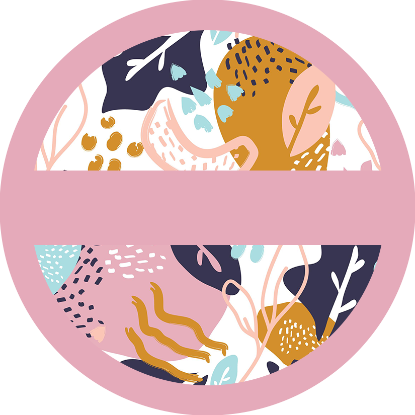 Personalized Pocket Mirror - Abstract