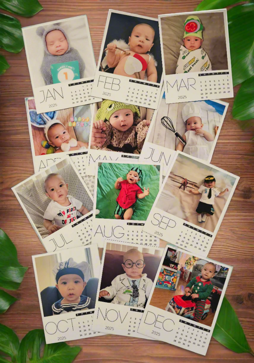 2025 Photo Calendar Magnets