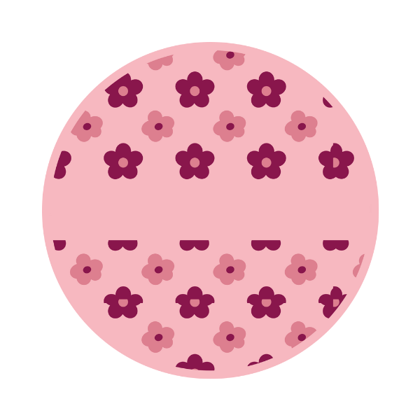 Personalized Pocket Mirror - Floral