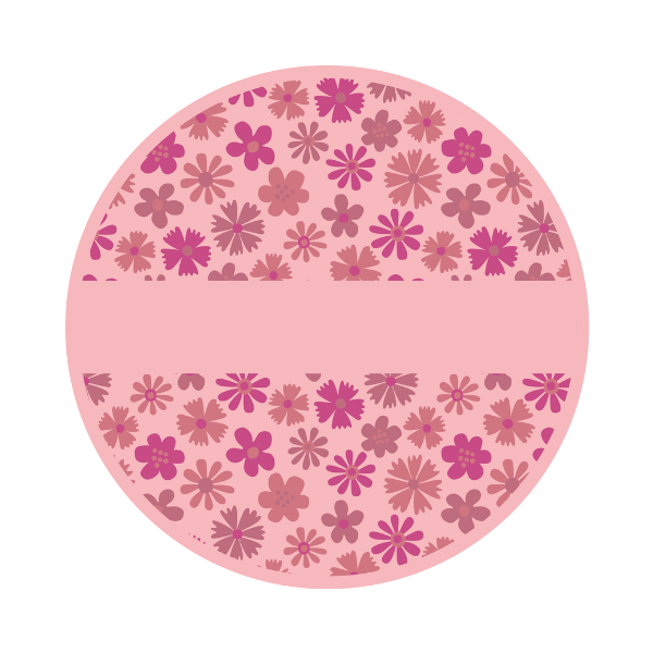 Personalized Pocket Mirror - Floral