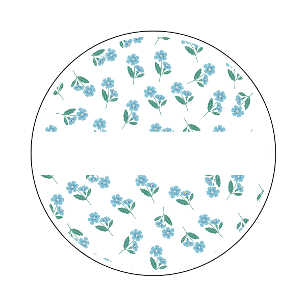 Personalized Pocket Mirror - Floral