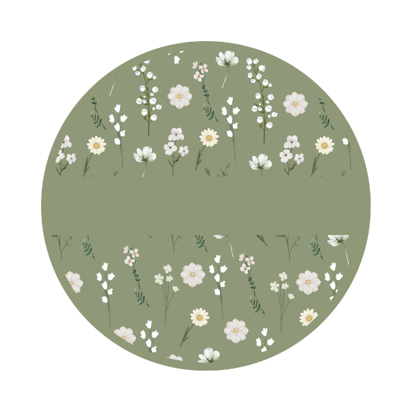 Personalized Pocket Mirror - Floral