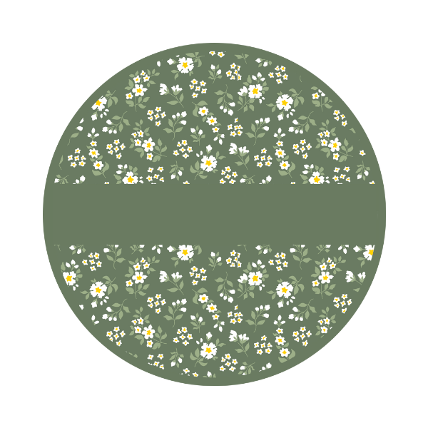 Personalized Pocket Mirror - Floral