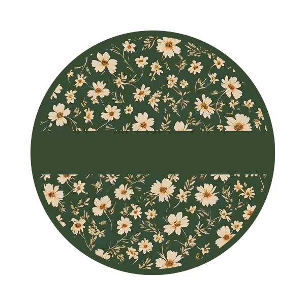 Personalized Pocket Mirror - Floral