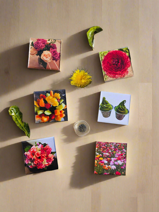 Custom Square Magnets - Set of 6
