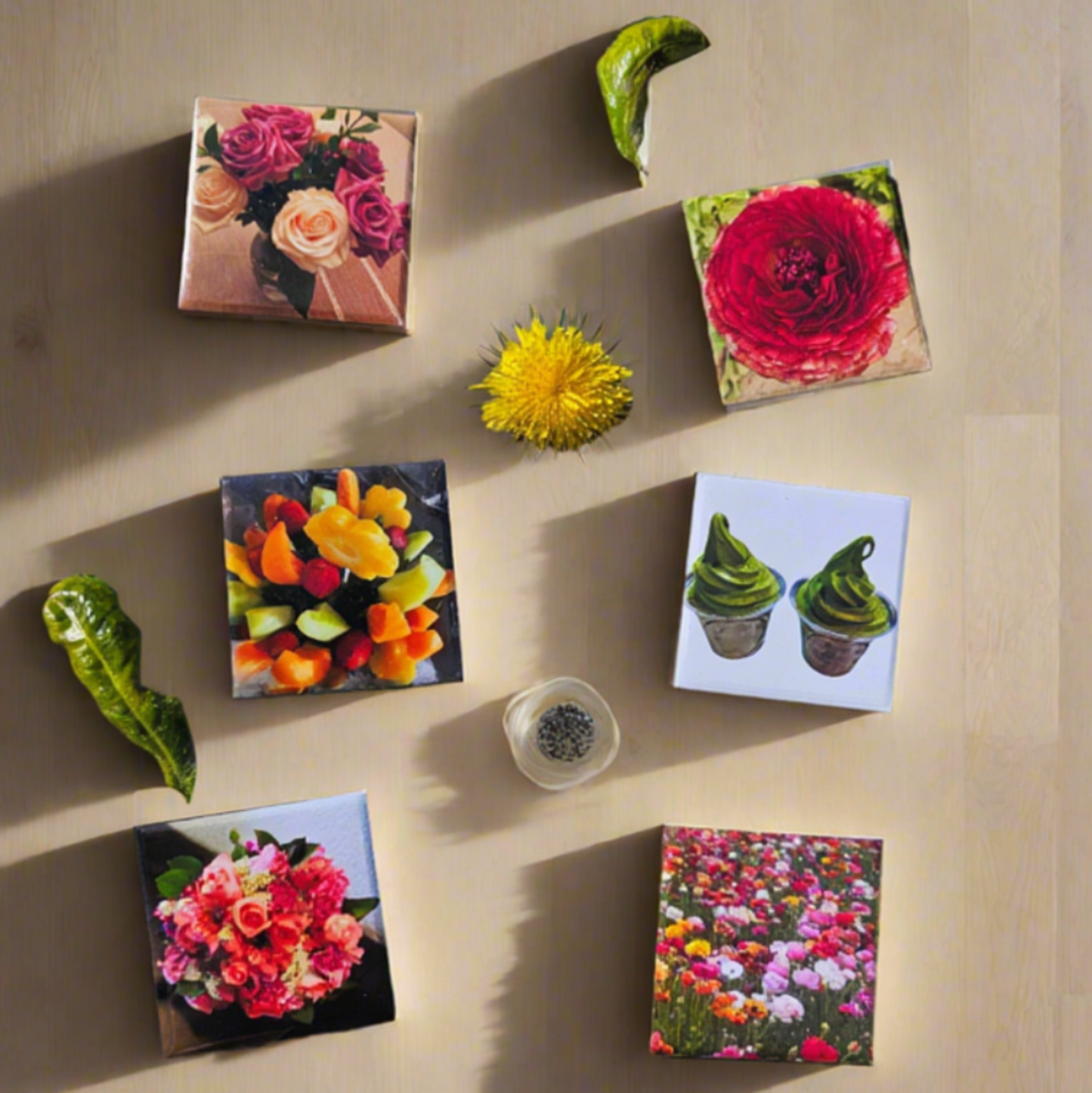2x2 Custom Square Magnets - Set of 6