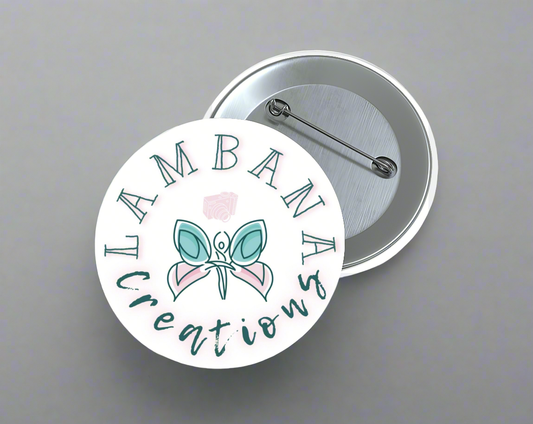 Custom 2.25" Round Pins - Set of 6