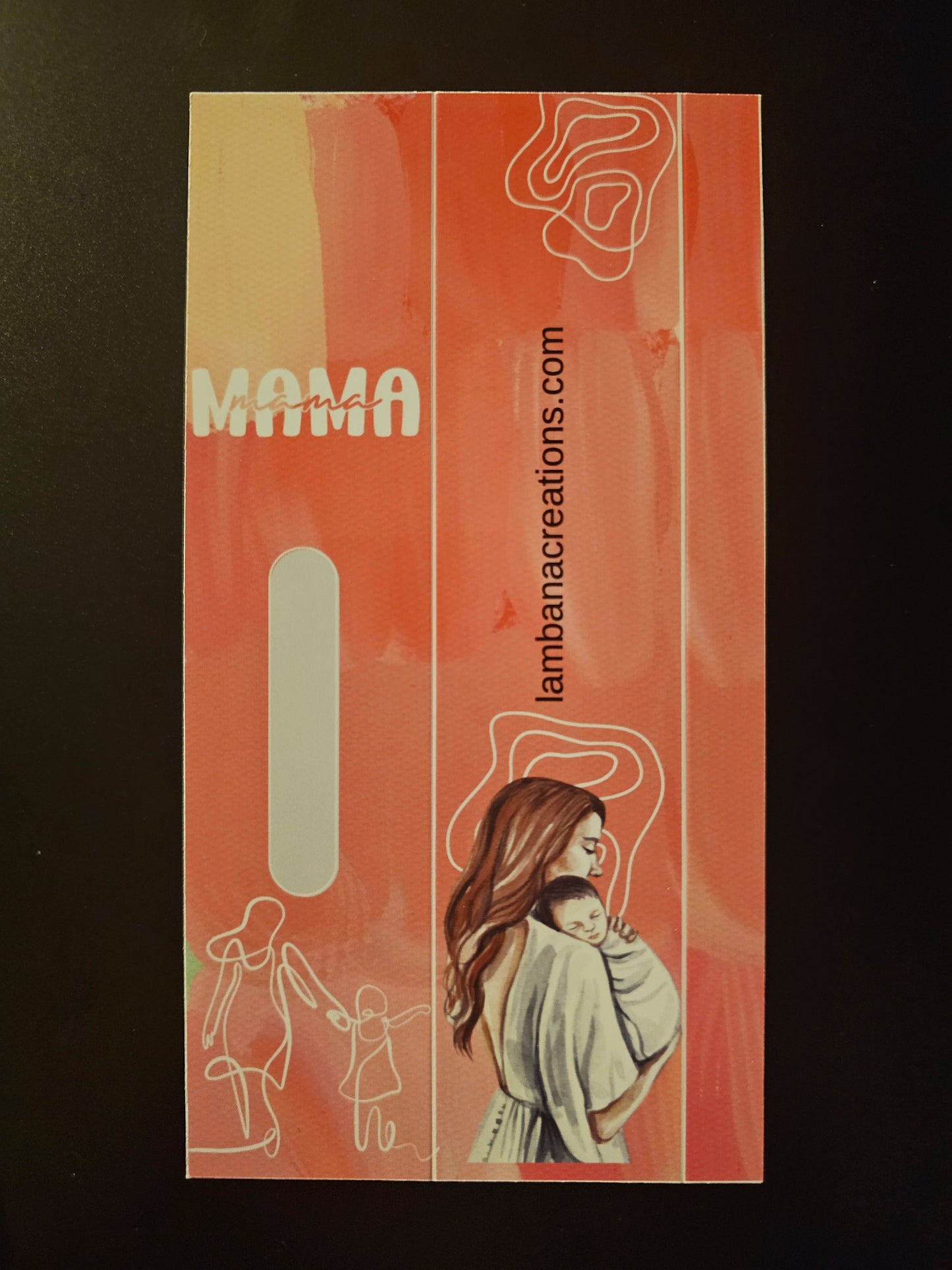 Mother's Day Rose Gel Pen/Heart Pen in Mini Sleeve
