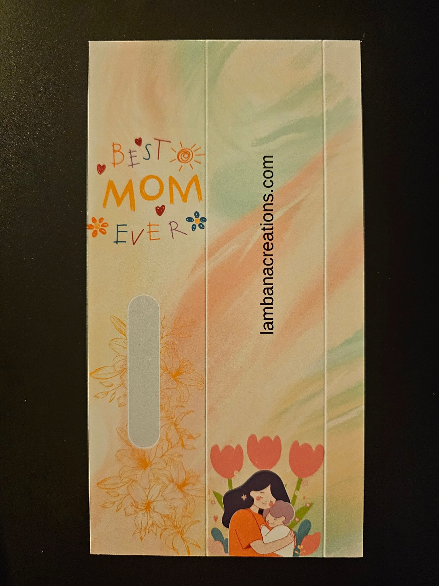 Mother's Day Rose Gel Pen/Heart Pen in Mini Sleeve