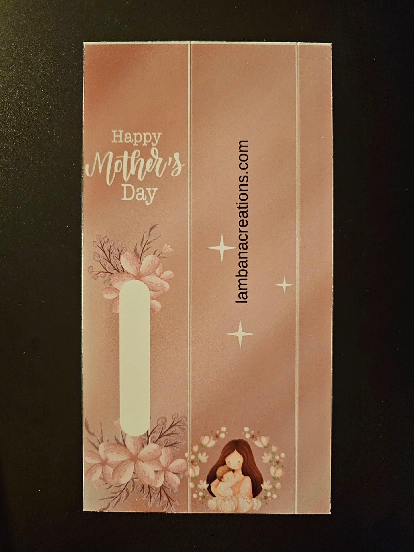 Mother's Day Rose Gel Pen/Heart Pen in Mini Sleeve