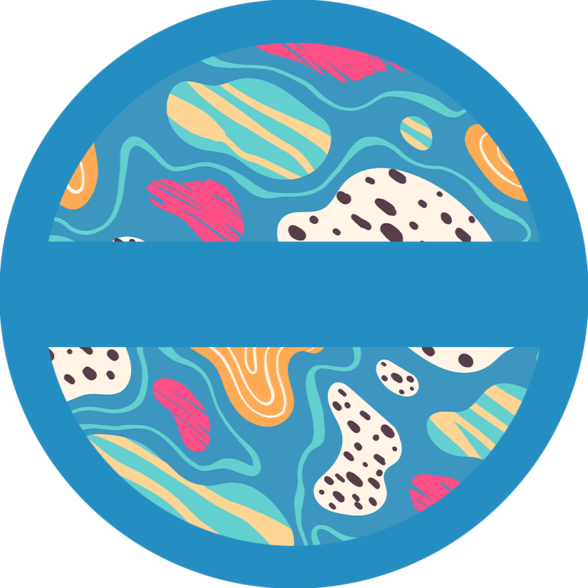 Personalized Pocket Mirror - Abstract