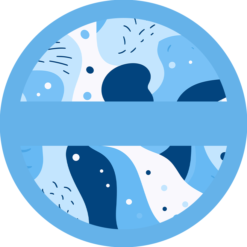 Personalized Pocket Mirror - Abstract