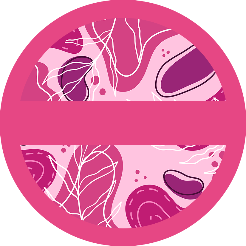 Personalized Pocket Mirror - Abstract