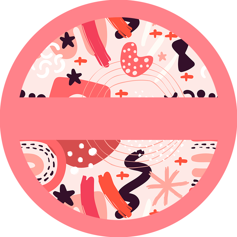 Personalized Pocket Mirror - Abstract
