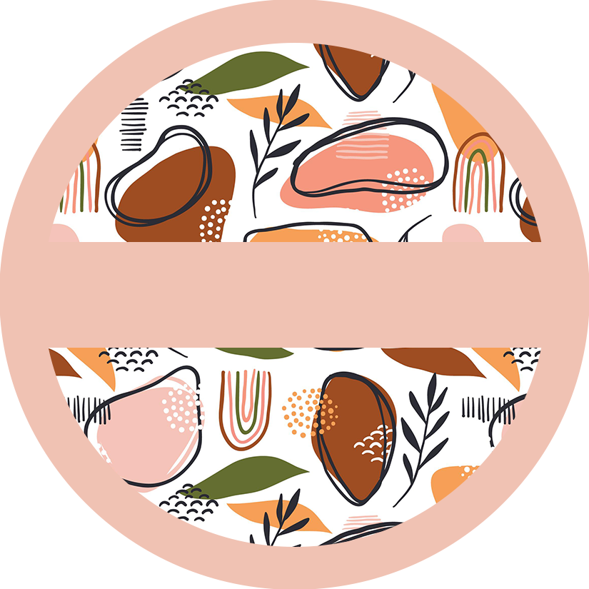 Personalized Pocket Mirror - Abstract