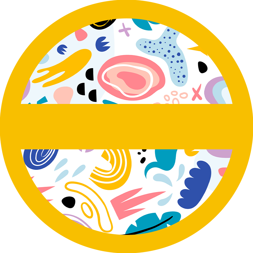 Personalized Pocket Mirror - Abstract