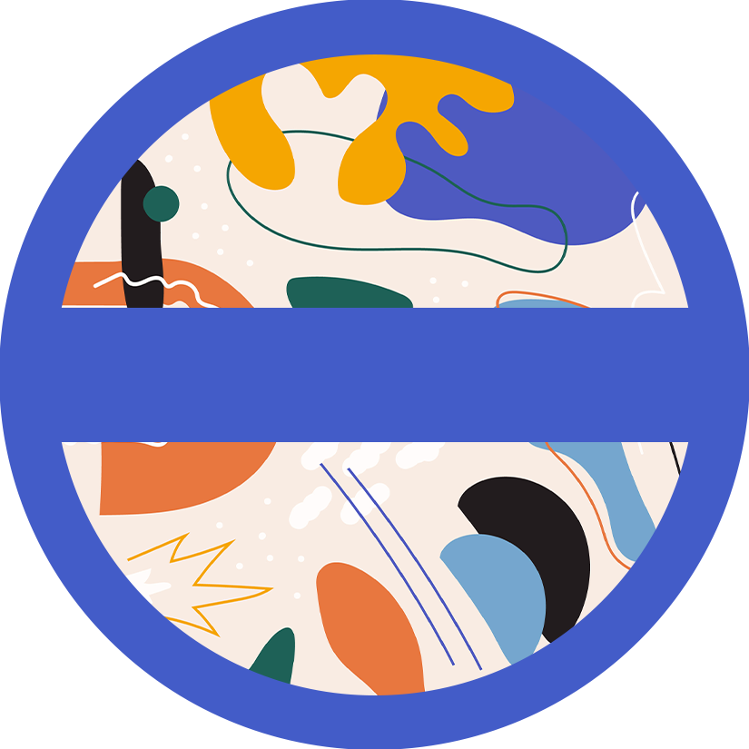 Personalized Pocket Mirror - Abstract