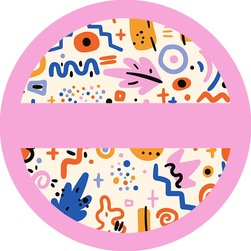 Personalized Pocket Mirror - Abstract