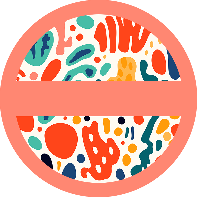 Personalized Pocket Mirror - Abstract
