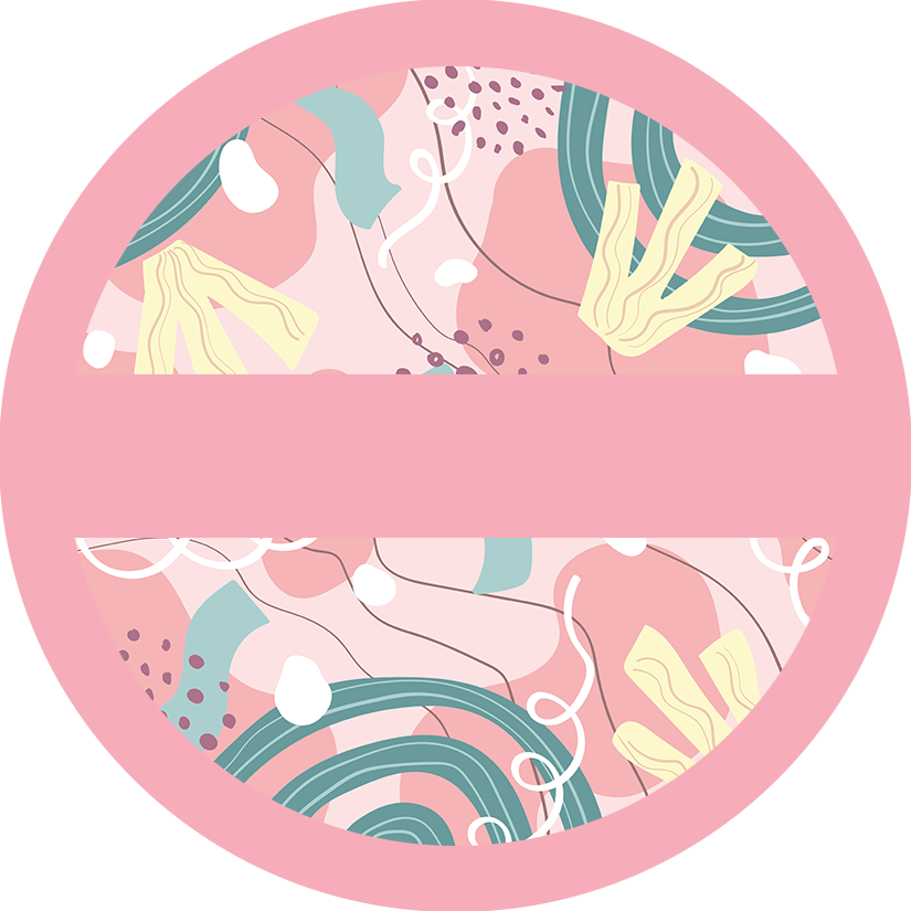 Personalized Pocket Mirror - Abstract
