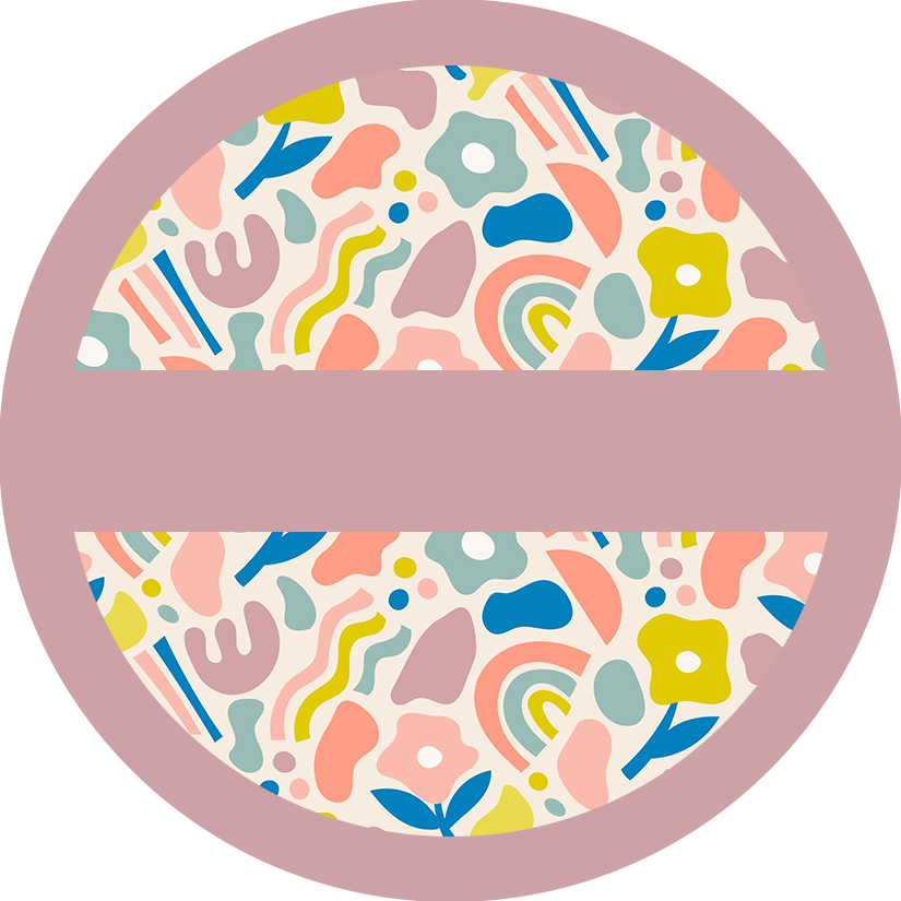 Personalized Pocket Mirror - Abstract
