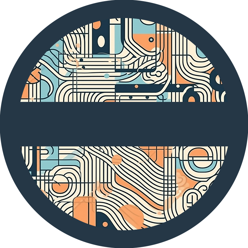 Personalized Pocket Mirror - Abstract