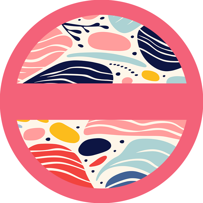 Personalized Pocket Mirror - Abstract