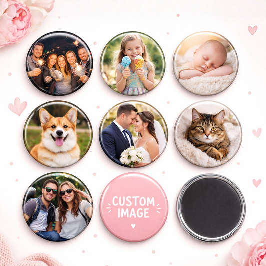 2.25" Custom Round Magnets - Set of 9