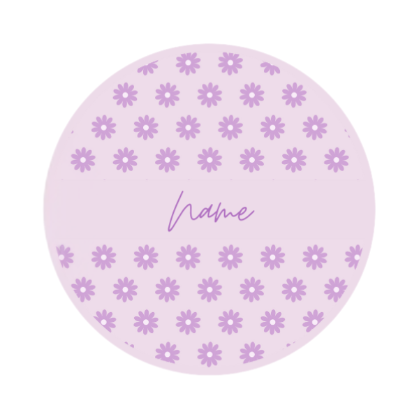 Personalized Pocket Mirror - Floral