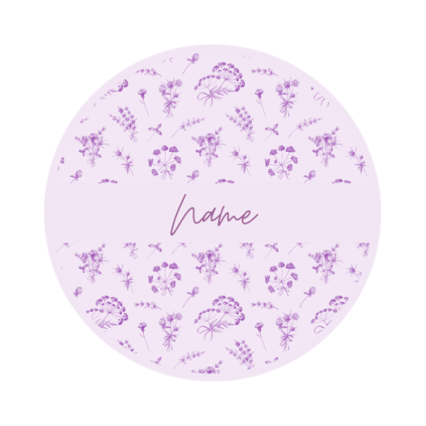 Personalized Pocket Mirror - Floral