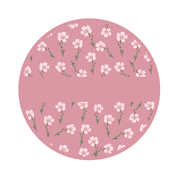 Personalized Pocket Mirror - Floral