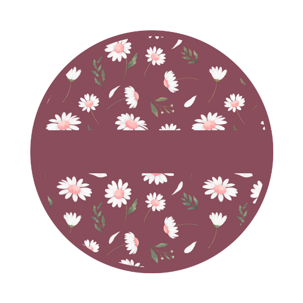 Personalized Pocket Mirror - Floral