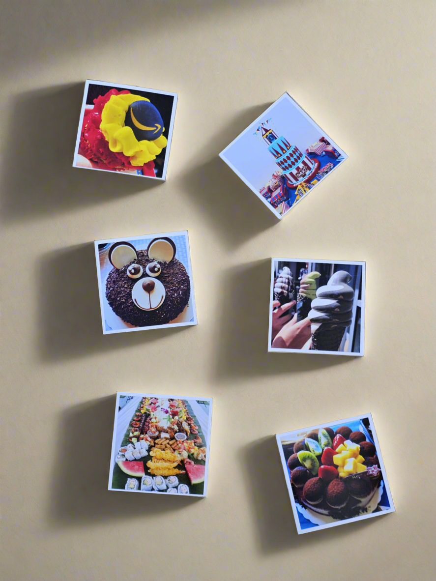 Small Photo Magnets - Set of 6