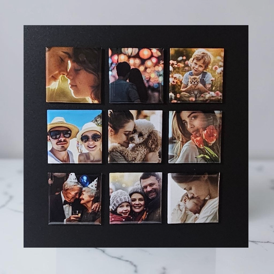 2x2 Custom Square Magnets - Set of 9